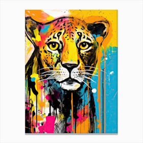 Cute Cheetah Canvas Print