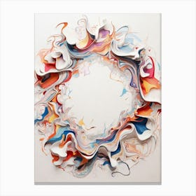 Abstract Swirls 9 Canvas Print