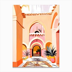 The Courtyard Canvas Print