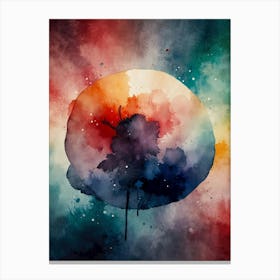 Abstract Watercolor Painting 29 Canvas Print