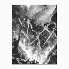 Angels And Demons Canvas Print