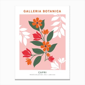 Galleria Botanica Capri Canvas Print