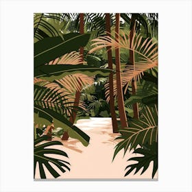 Tropical Background 9 Canvas Print