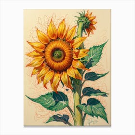 Sunflower 6 Canvas Print