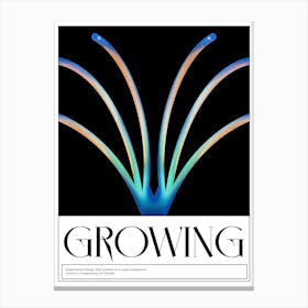 Growing Graphic Design Poster 2 Canvas Print