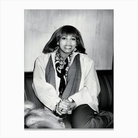 Tina Turner, American Pop And Soul Singer Canvas Print