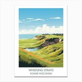 Whistling Straits (Straits Course)   Kohler Wisconsin  Canvas Print