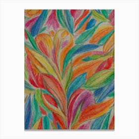 Colorful Leaves 1 Canvas Print