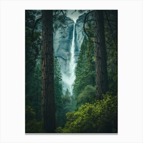 Yosemite Waterfall 1 Canvas Print