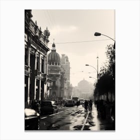 Mexico City, Black And White Analogue Photograph 1 Canvas Print