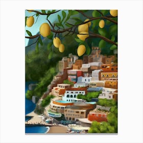 Amalfi Sunshine Grove Canvas Print