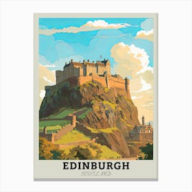 Edinburgh Castle Scotland Canvas Print