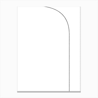 Hyper Minimalist Lines 01 Canvas Print