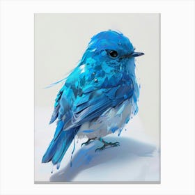 Blue Bird 2 Canvas Print