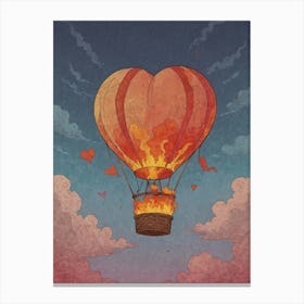 Heart Balloon 3 Canvas Print