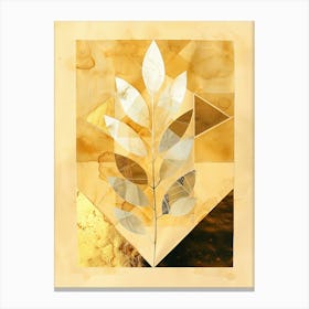 Leaf Painting Canvas Print