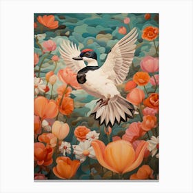 Bufflehead 1 Detailed Bird Painting Canvas Print