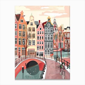 Amsterdam Canals Canvas Print