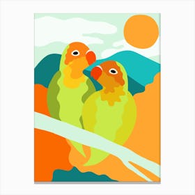 Love Birds Canvas Print