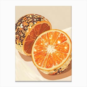 Disco Oranges 1 Canvas Print