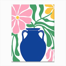 Vase Of Flowers Canvas Print