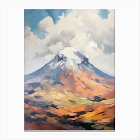 Mount Ararat Turkey 4 Mountain Painting Canvas Print