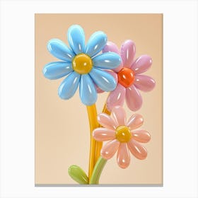 Dreamy Inflatable Flowers Daisy 1 Canvas Print