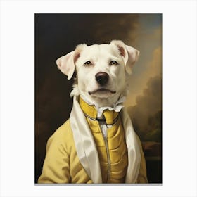 Dog In A Suit 1 Canvas Print