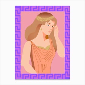 Woman of Ancient Greece Canvas Print