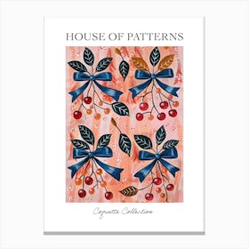 In My Bow Era 1 Pattern Poster Canvas Print
