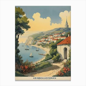 Vintage Kerch Ove Les Palmers Art Print 2 Canvas Print