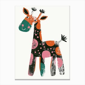 Giraffe 123 Canvas Print