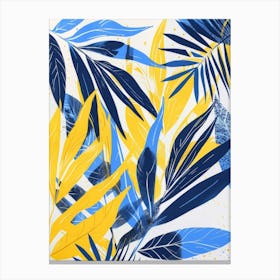 Tropical Leaves Canvas Print 3 Canvas Print