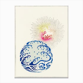 Nature Illustration, Shin Bijutsukai Canvas Print