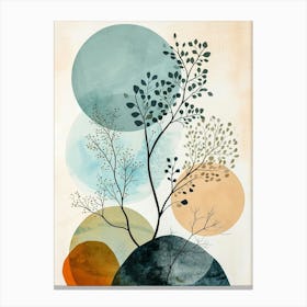 Abstract Tree Painting Canvas Print