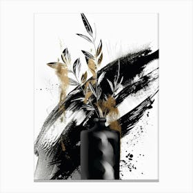 Black And Gold Canvas Print 5 Canvas Print