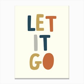 Let It Go 1 Canvas Print