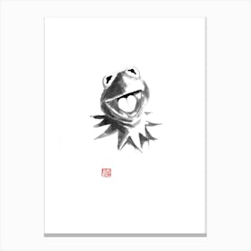Kermitt The Frog Canvas Print