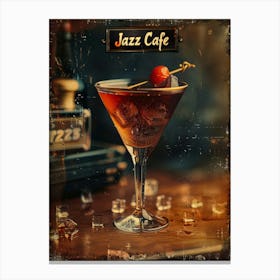 Jazz Cafe 14 Canvas Print