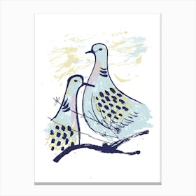 Turtle Doves Canvas Print