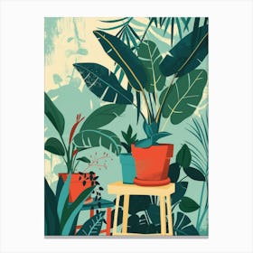 Tropical Garden 6 Canvas Print