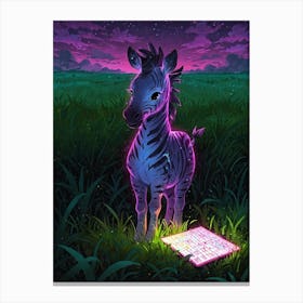 Zebra 3 Canvas Print