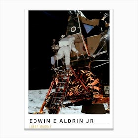 Edward E Aldrin Jr Canvas Print