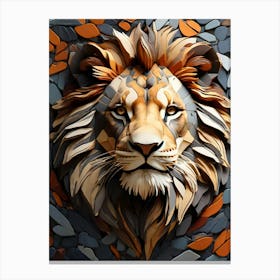 Lion Head 1 Canvas Print