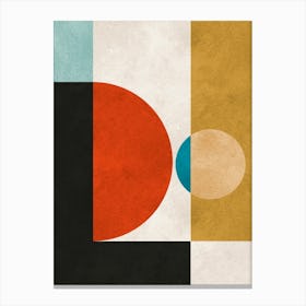 Geometric expressive shapes 2 Canvas Print