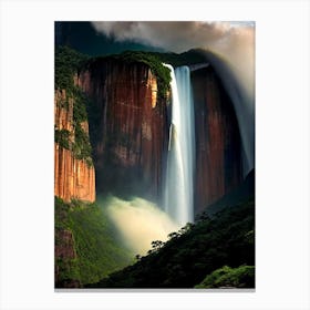 Angel Falls, Venezuela Realistic Photograph (5) Canvas Print