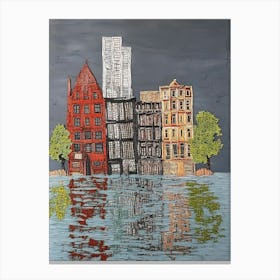 Flooded City Canvas Print