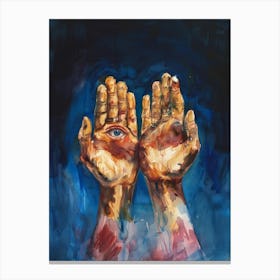 'Two Hands' 2 Canvas Print