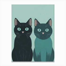 Two Cats Arts Prints (5) Canvas Print