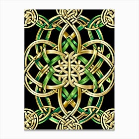 Abstract Celtic Knot 7 Canvas Print